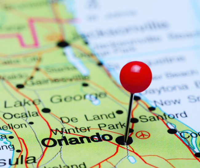 Mapa Orlando